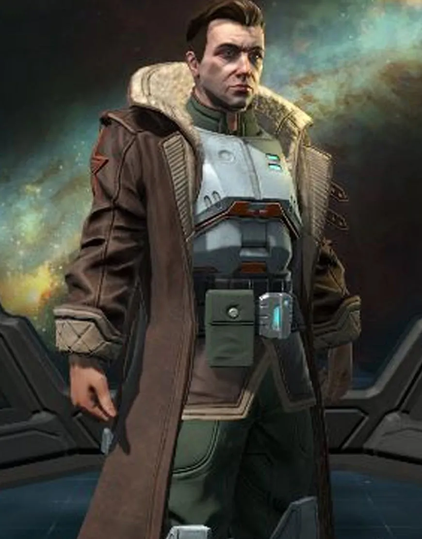 Age of Wonders Planetfall Coat - Planetfall Brown Trench Coat 